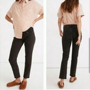 Madewell Maternity Side-Panel Perfect Vintage Jeans in Lunar Wash